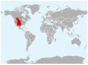 Distribución geográfica del huráon de pies negros