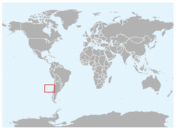 Distribución geográfica del picaflor de Juan Fernández