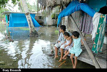 Las aguas invaden Tuvalu